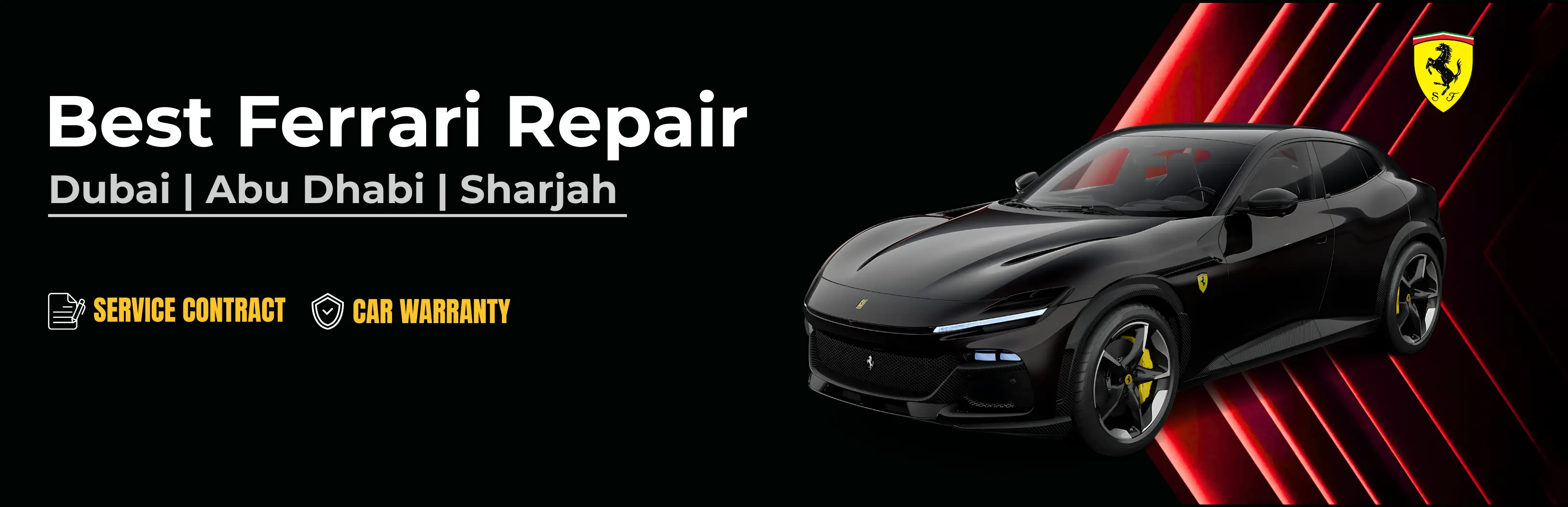 Ferrari repair and service in Dubai