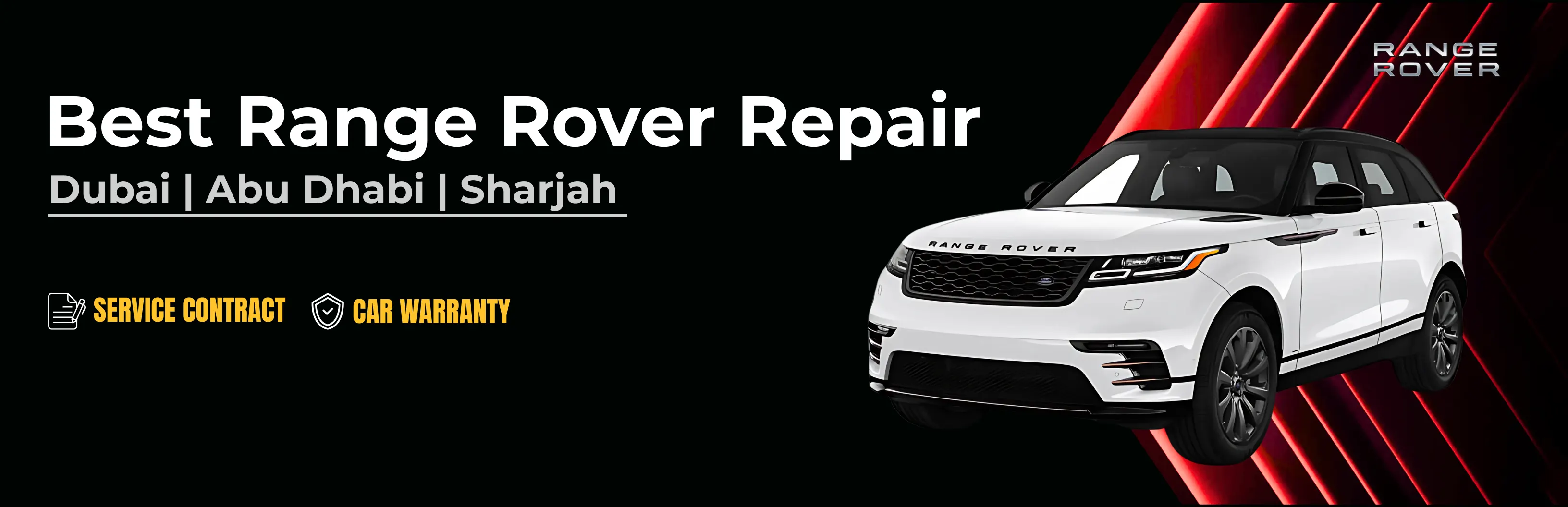 Range Rover repair and service in Dubai