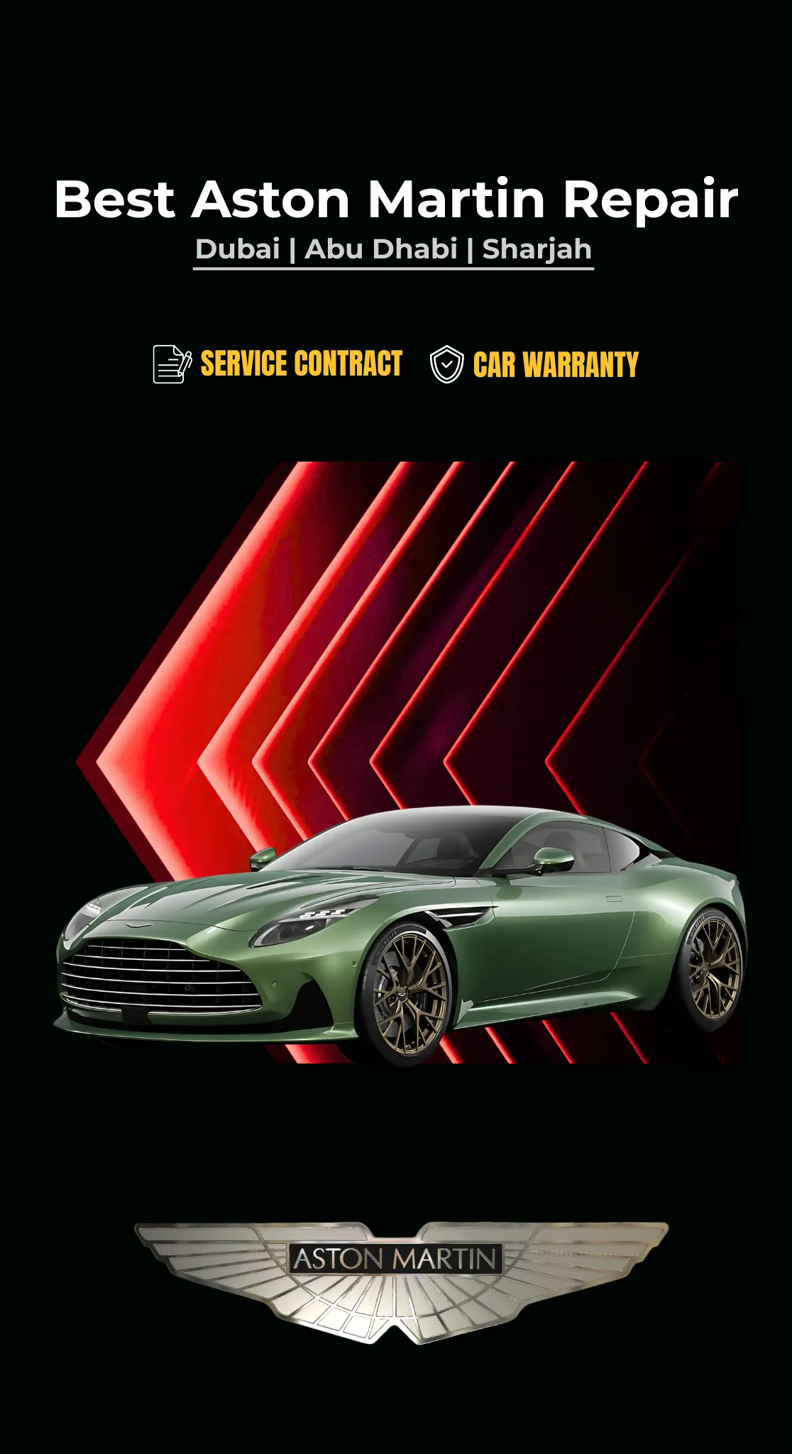 Aston Martin repair and service in Dubai