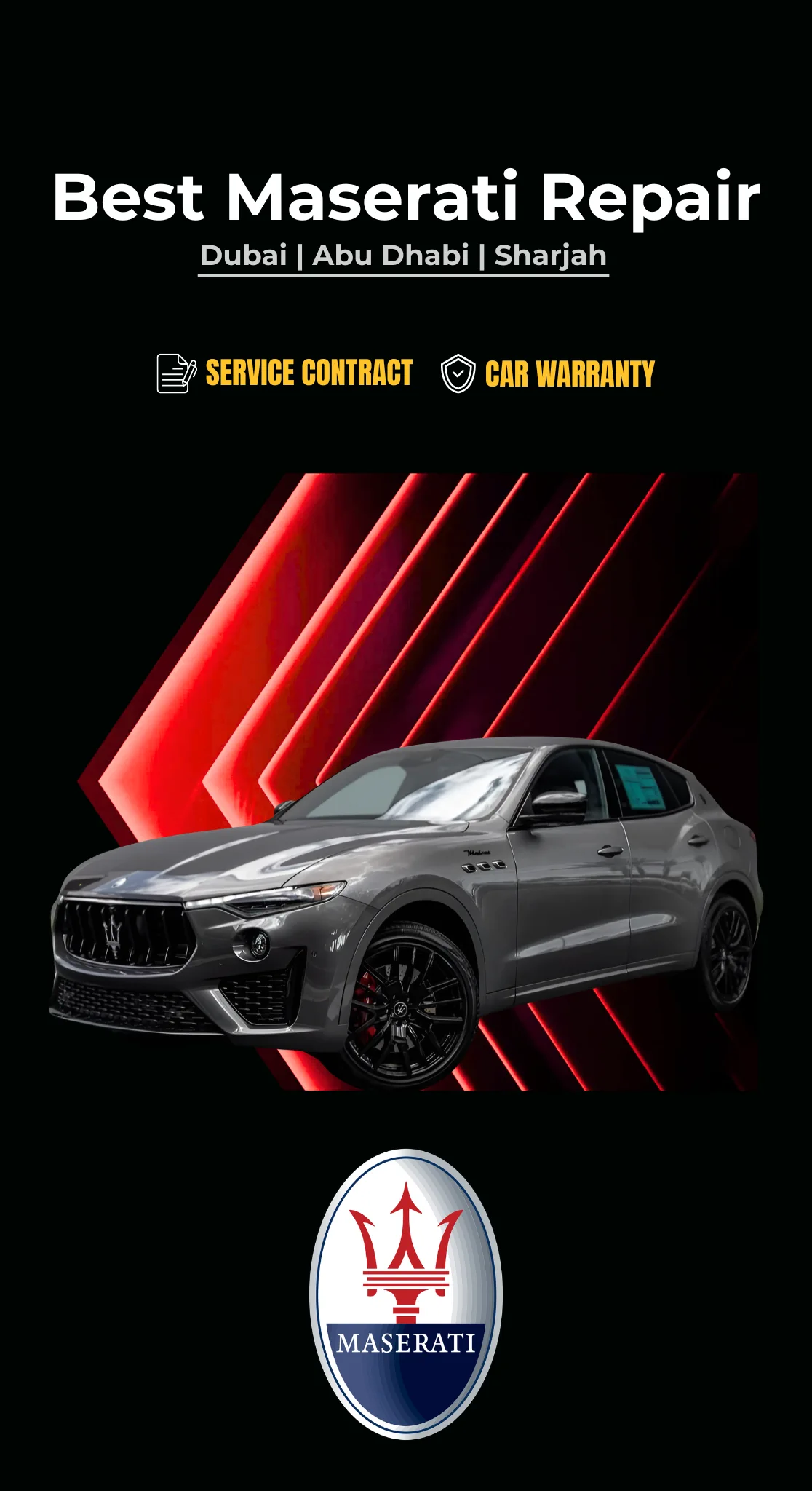 Maserati repair and service in Dubai