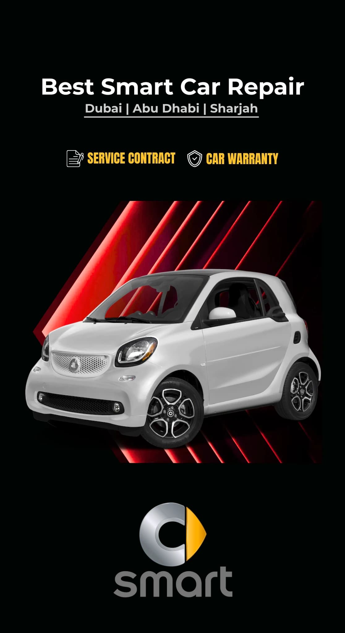 Smart Car repair and service in Dubai
