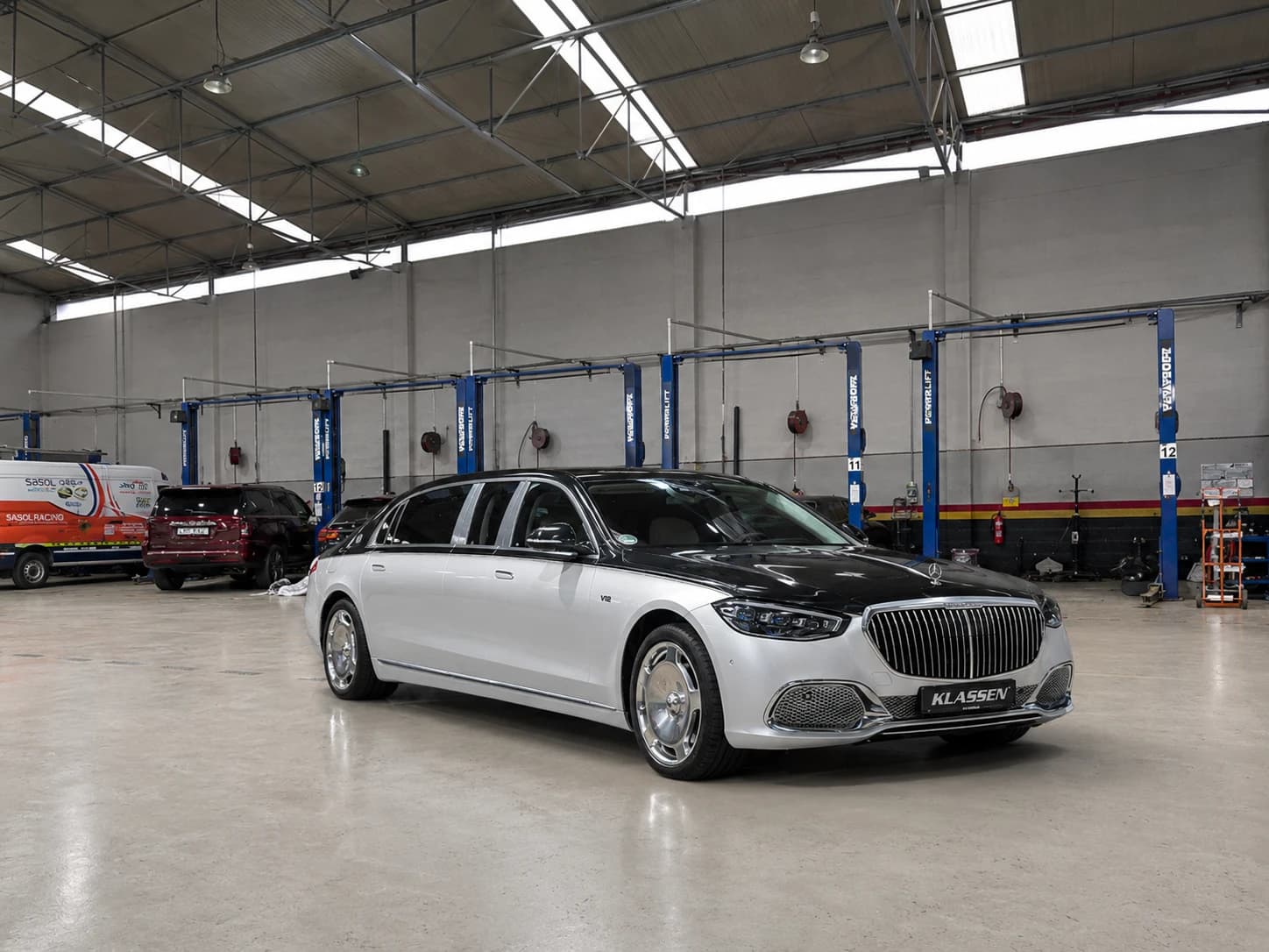 Maybach at the German Autos workshop in Al Quoz, Dubai