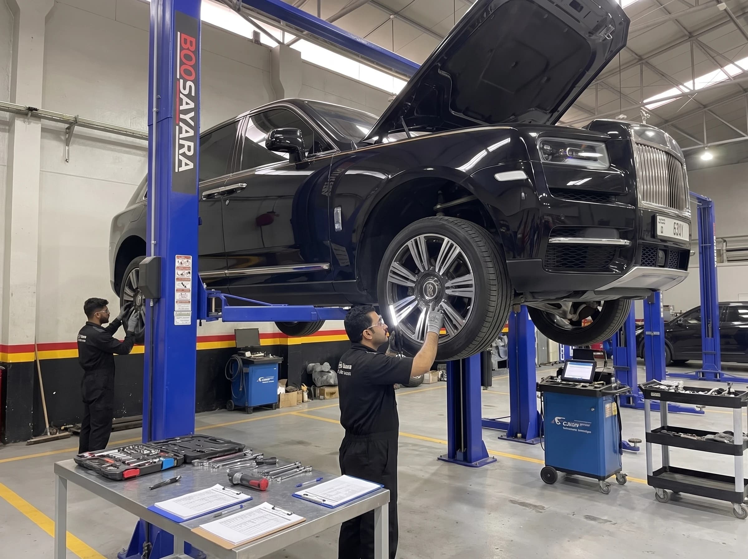 Rolls-Royce pre-purchase inspection at German Autos, Al Quoz Dubai