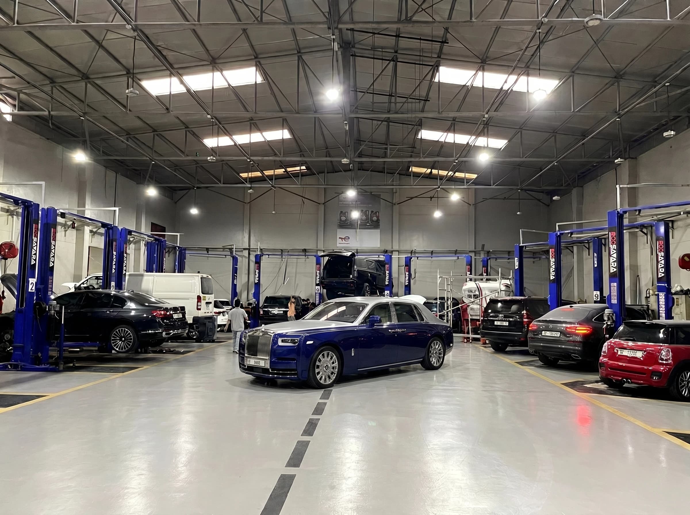 Rolls-Royce at the German Autos workshop in Al Quoz, Dubai
