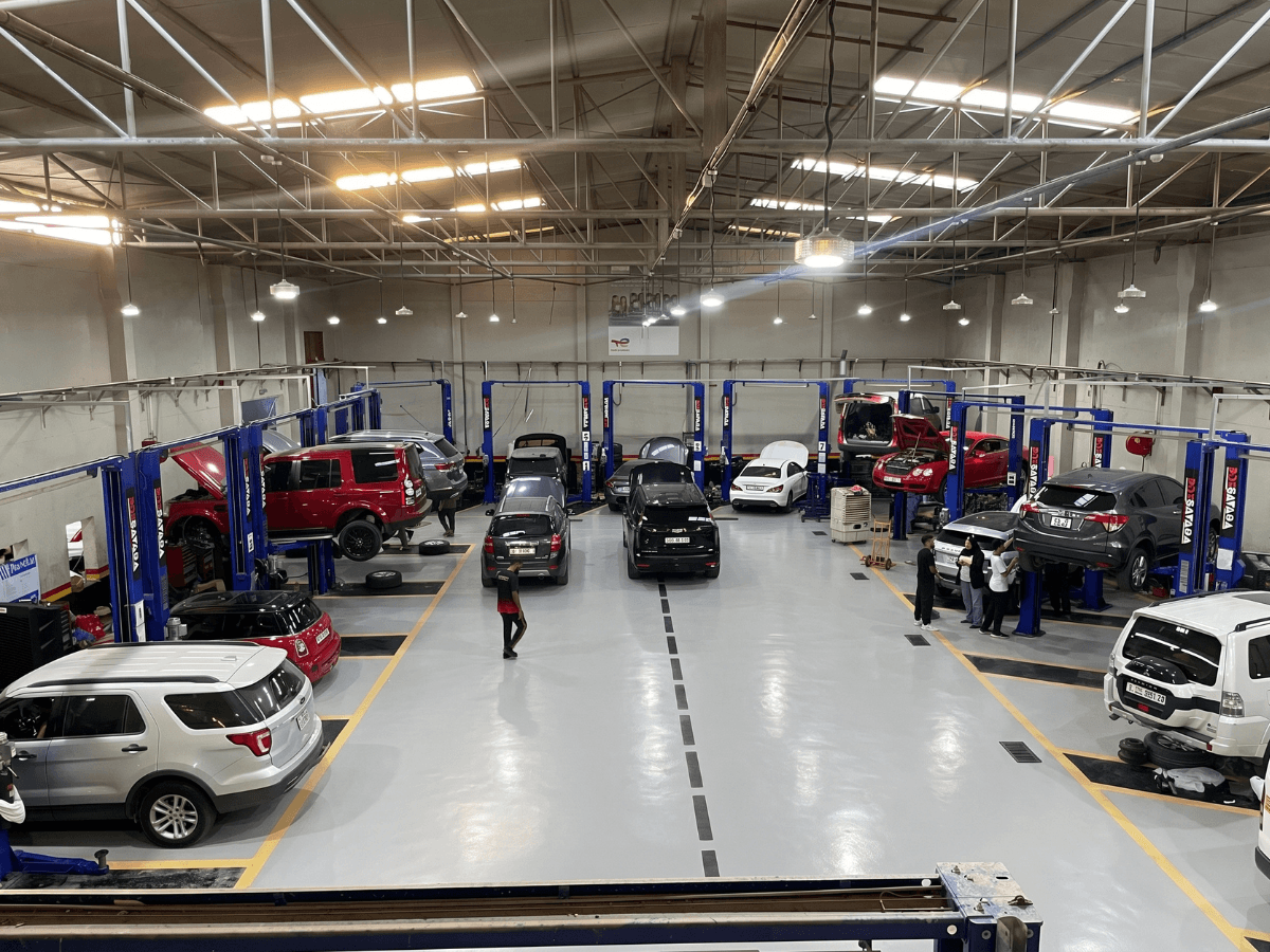 German Autos Audi workshop in Al Quoz, Dubai