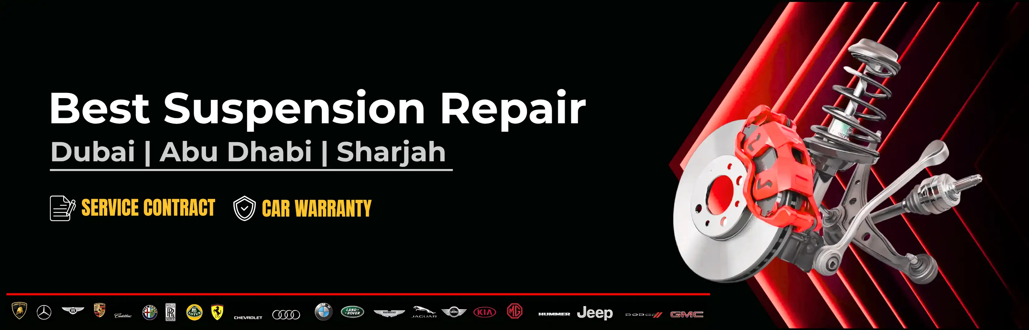 Professional Car Suspension Repair in Dubai