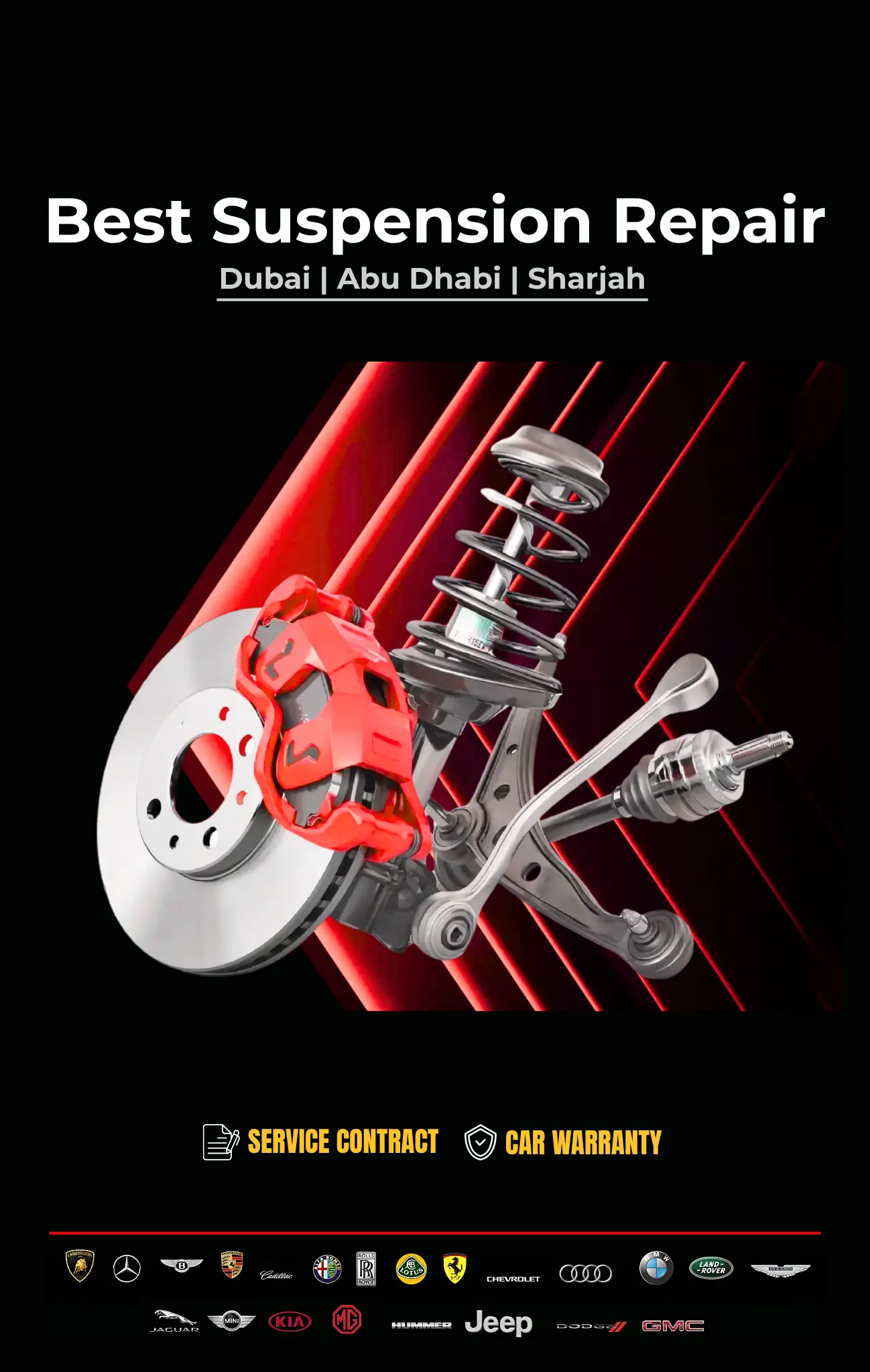Professional Car Suspension Repair in Dubai