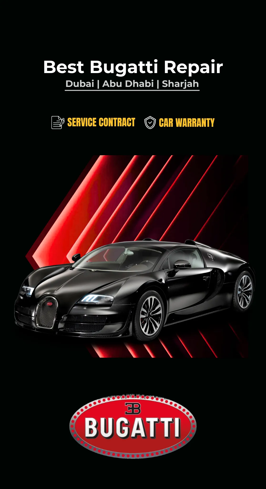 Bugatti repair and service in Dubai