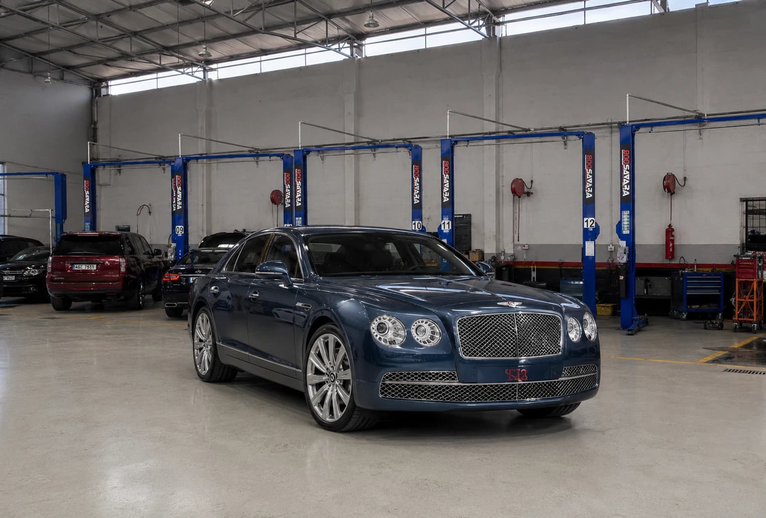 Bentley at the German Autos workshop in Al Quoz, Dubai