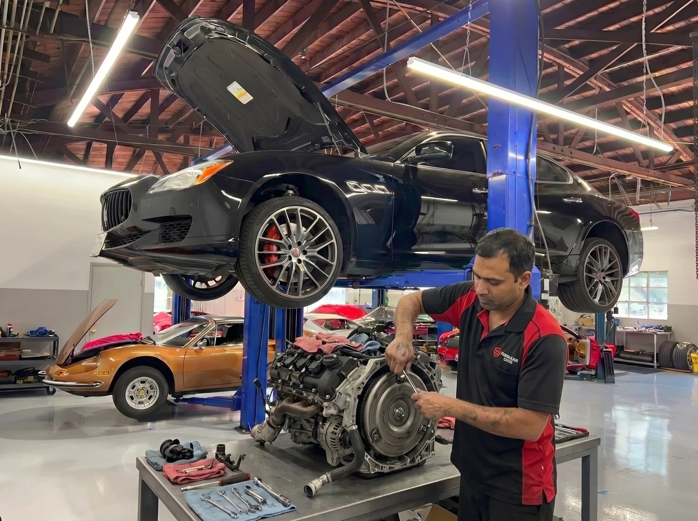 Maserati gearbox and transmission repair at German Autos, Al Quoz Dubai