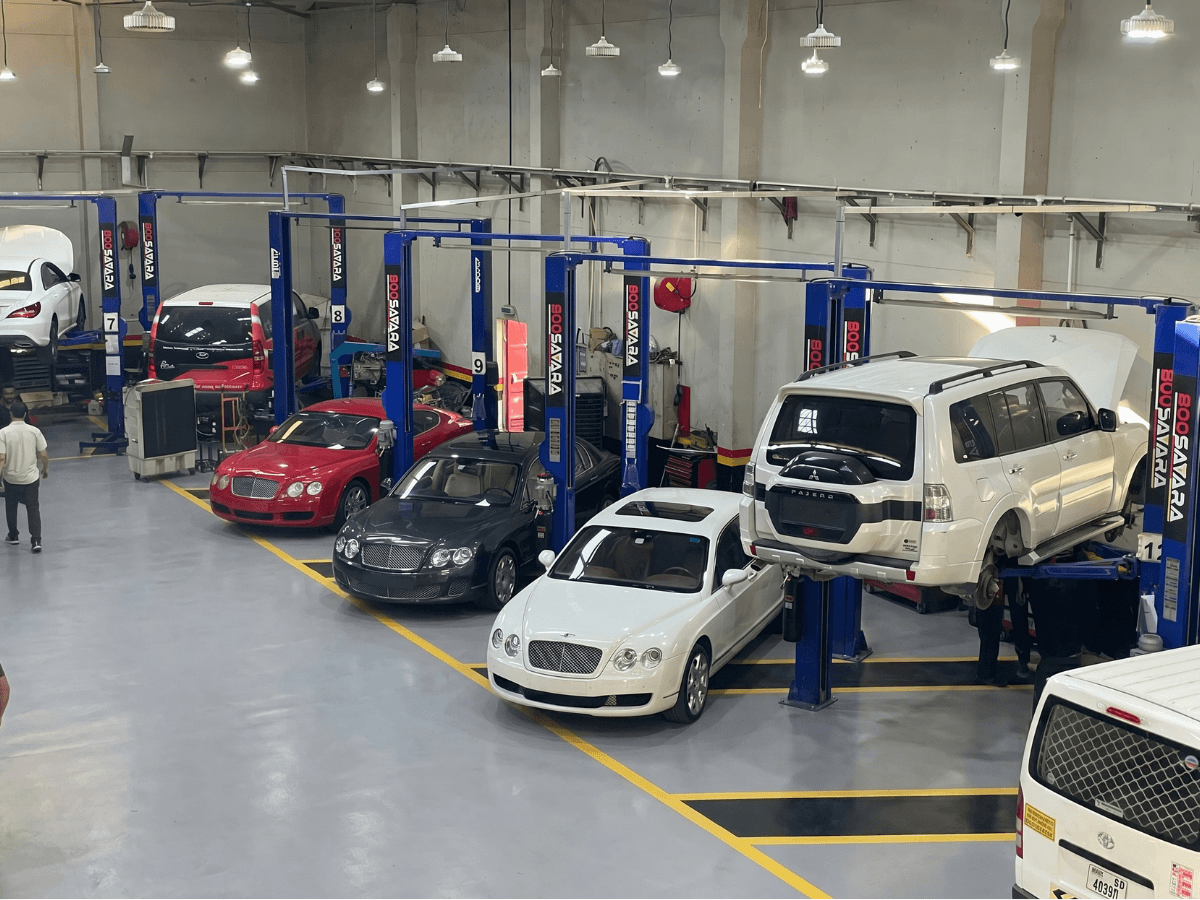 German Autos Maybach workshop in Al Quoz, Dubai